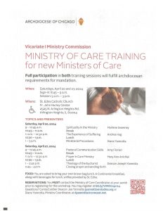 Ministries of Care Training